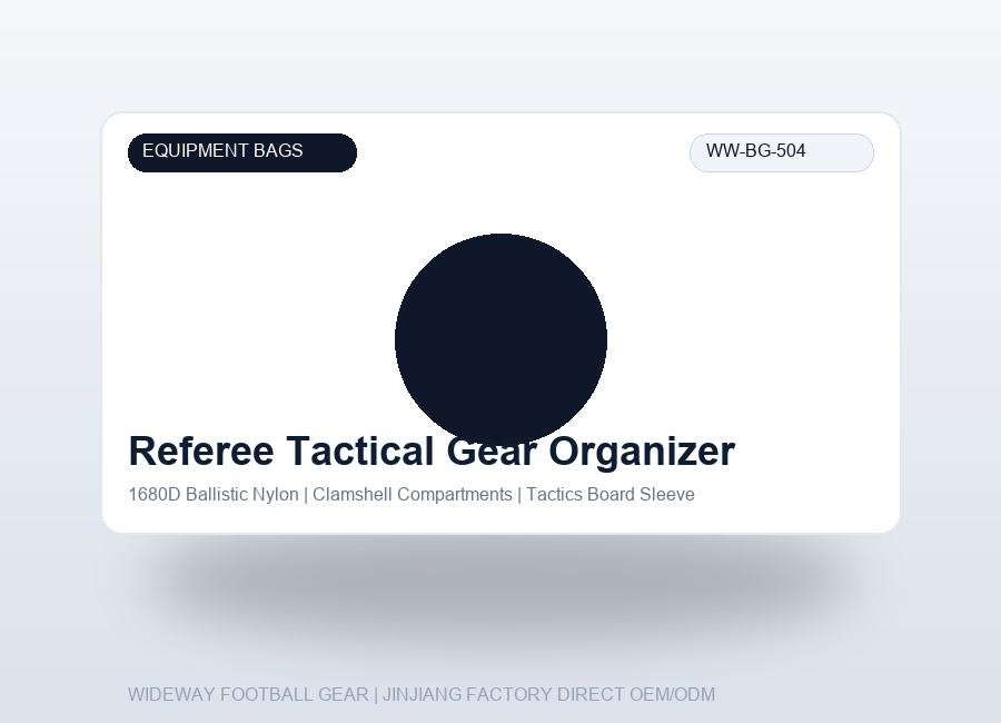 Match Day Referee Gear Bag & Tactical Coaching Organizer - WIDEWAY Football Gear