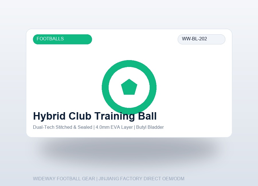 Hybrid Durable 32-Panel Club Training Football - WIDEWAY Football Gear
