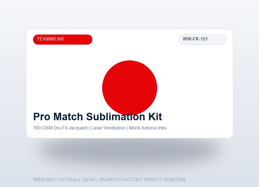 Pro Match Day Full-Sublimation Football Kit (Jersey & Shorts) - WIDEWAY Football Gear