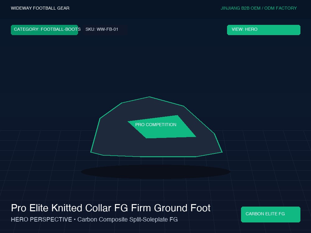 Pro Elite Knitted Collar FG Firm Ground Football Cleats